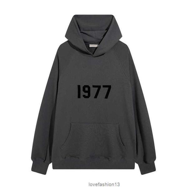 2023mens designer sweatshirts hoodies ess 1977 on front hooded for man women fog god of fear multi thread flocking high street jbnu, Black
2023mens designer sweatshirts hoodies ess 1977 on front hooded for man women fog god of fear multi thread flocking high street jbnu, Black