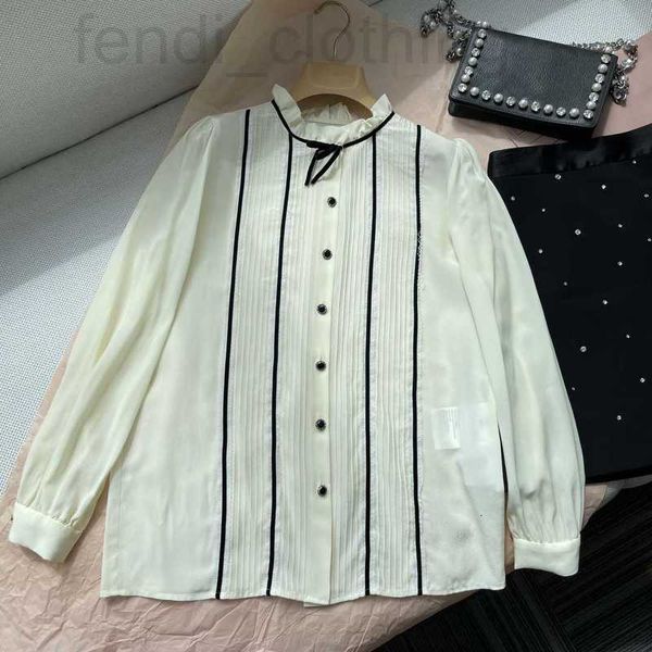 women's blouses & shirts designer shenzhen nanyou high end miiu home 2021 early autumn new small stand collar ribbon bow long sleeve sh, White
women's blouses & shirts designer shenzhen nanyou high end miiu home 2021 early autumn new small stand collar ribbon bow long sleeve sh, White
