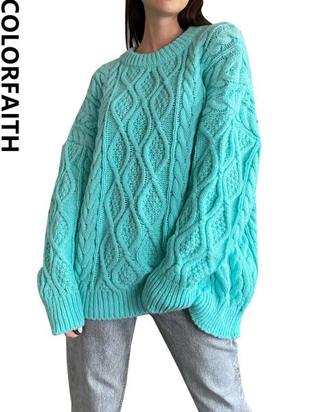 women's sweaters colorfaith y2k pullovers vintage oversized fashionable knitted elegant autunm winter women sweaters wild sw3191jx 230, White;black
women's sweaters colorfaith y2k pullovers vintage oversized fashionable knitted elegant autunm winter women sweaters wild sw3191jx 230, White;black