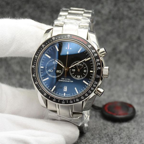 44mm quartz chronograph date mens watches two subdials stainless steel bracelet fixed bezel with a ring showing tachymeter mar2642, Slivery;brown
44mm quartz chronograph date mens watches two subdials stainless steel bracelet fixed bezel with a ring showing tachymeter mar2642, Slivery;brown