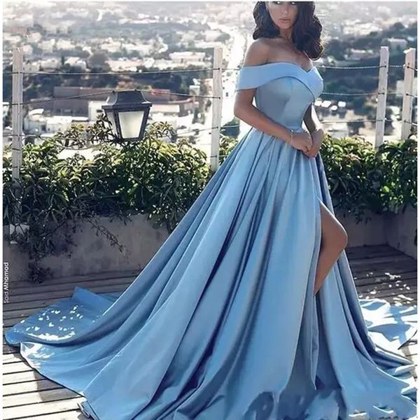 party dresses arrival 2023 off the shoulder pleated custom made blue satin ball gown long evening for women 230225, White;black
party dresses arrival 2023 off the shoulder pleated custom made blue satin ball gown long evening for women 230225, White;black