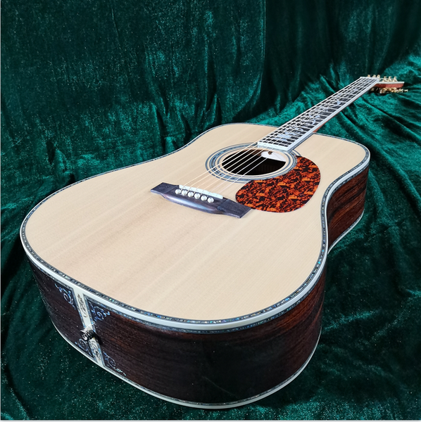 41 inch natural wood dreadnought body acoustic electric guitar with eq abalone inlay solid spruce guitar
41 inch natural wood dreadnought body acoustic electric guitar with eq abalone inlay solid spruce guitar