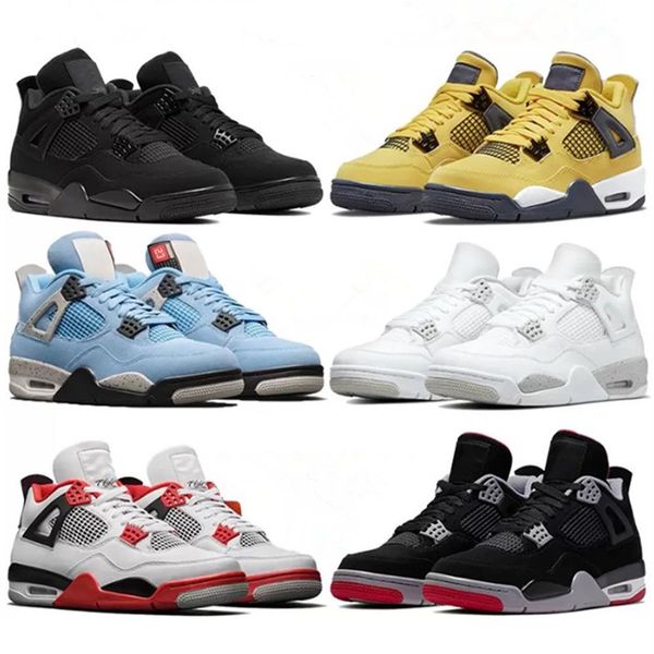 4s 4 designer basketball shoes university blue black cat white oreo men sneakers tour yellow bred fire red shimmer pure money meta251u
4s 4 designer basketball shoes university blue black cat white oreo men sneakers tour yellow bred fire red shimmer pure money meta251u