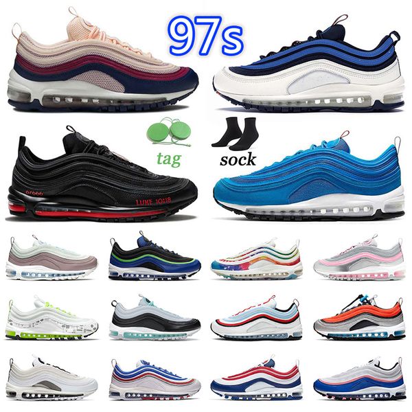 luxury 97s running shoes 97 men women sneakers outdoor traniners black bullet have a day-blue barely rose red leopard satan pink white glace
luxury 97s running shoes 97 men women sneakers outdoor traniners black bullet have a day-blue barely rose red leopard satan pink white glace