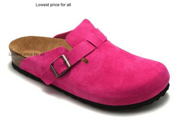 boston new sandals female male summer anti-skid slippers oiled leather bag head pull cork suede designer slides autumn winter loafers shoes, Black
boston new sandals female male summer anti-skid slippers oiled leather bag head pull cork suede designer slides autumn winter loafers shoes, Black