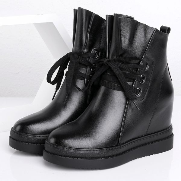 boots autumn winter ankle women wedges high heels platform shoes split leather ladies thick heeled designer female e0097 230227, Black
boots autumn winter ankle women wedges high heels platform shoes split leather ladies thick heeled designer female e0097 230227, Black