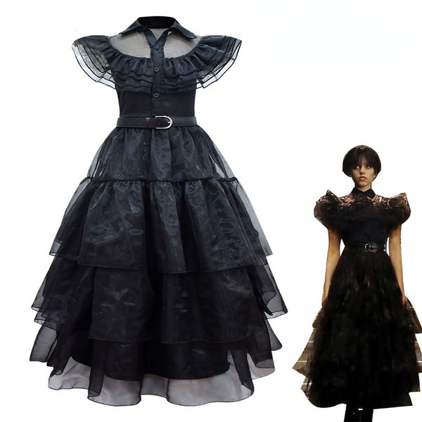 girl's dresses wednesday addams costume girls for kids addam vestidos mesh party dresses carnival costume wowan halloween costume 23022, Red;yellow
girl's dresses wednesday addams costume girls for kids addam vestidos mesh party dresses carnival costume wowan halloween costume 23022, Red;yellow
