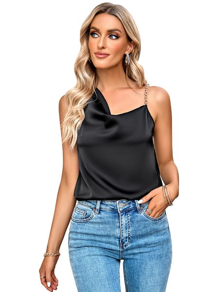 basic camis women tanks ladies camisole silky slim sleeveless blouse satin tank shirt, White
basic camis women tanks ladies camisole silky slim sleeveless blouse satin tank shirt, White