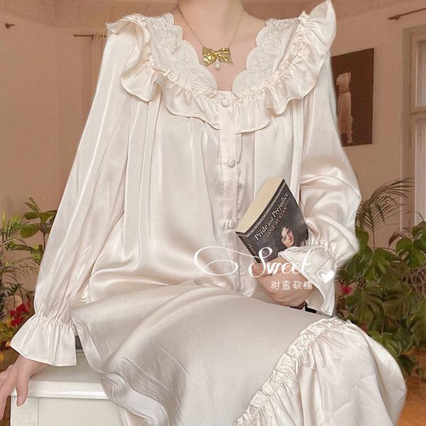 women's sleepwear french women's dressing gown night dress negligee court style silk robes nightwear satin sleepwear summer nightd, Black;red
women's sleepwear french women's dressing gown night dress negligee court style silk robes nightwear satin sleepwear summer nightd, Black;red