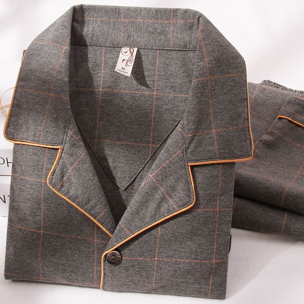men's sleepwear 100% cotton pajamas for men plaid gray bedroom lounge sleepwear pyjamas winter home clothes pjs man's pijama hombr, Black;brown
men's sleepwear 100% cotton pajamas for men plaid gray bedroom lounge sleepwear pyjamas winter home clothes pjs man's pijama hombr, Black;brown