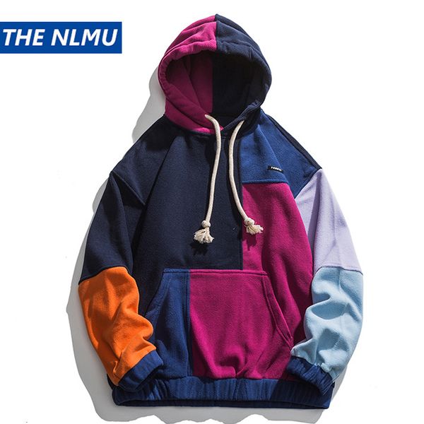 men's hoodies sweatshirts winter fleece hoodies sweatshirt men hip hop color block patchwork pullover hoodie streetwear oversize we141, Black
men's hoodies sweatshirts winter fleece hoodies sweatshirt men hip hop color block patchwork pullover hoodie streetwear oversize we141, Black