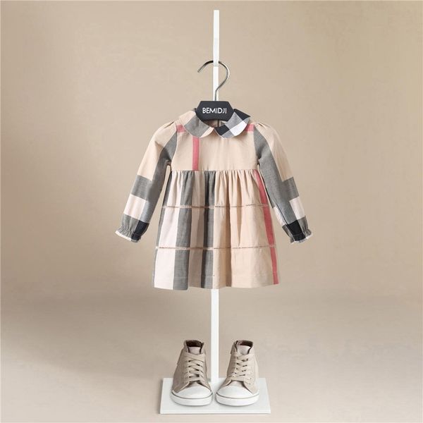 girl's dresses luxury girls long sleeve plaid dress girls autumn style turndown striped sleeve cotton dress kids dresses for girls 2302, Red;yellow
girl's dresses luxury girls long sleeve plaid dress girls autumn style turndown striped sleeve cotton dress kids dresses for girls 2302, Red;yellow