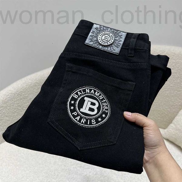men's jeans designer light luxury pure black men's jeans embroidery high sense temperament simple business elastic casual pants up, Blue
men's jeans designer light luxury pure black men's jeans embroidery high sense temperament simple business elastic casual pants up, Blue