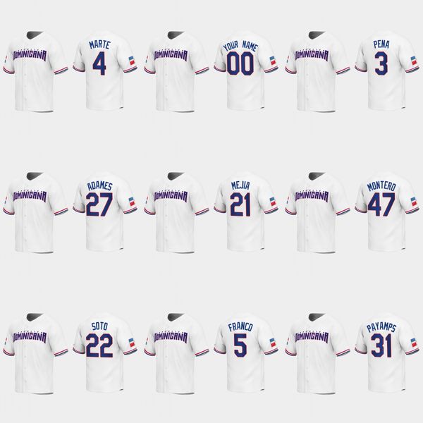 2023 dominican republic baseball mens jersey world classic jeremy pena julio rodriguez juan soto vladimir guerrero jr. manny machado franco, Blue;black
2023 dominican republic baseball mens jersey world classic jeremy pena julio rodriguez juan soto vladimir guerrero jr. manny machado franco, Blue;black