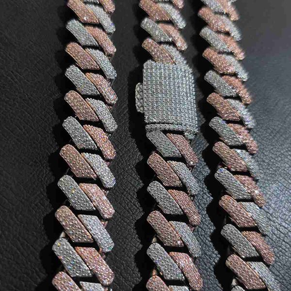 designer jewelry luxury flawless vvs moissanite bling men jewelry 18mm sterling silver 925 cuban link chain two tone gold plated hip hop nec
designer jewelry luxury flawless vvs moissanite bling men jewelry 18mm sterling silver 925 cuban link chain two tone gold plated hip hop nec