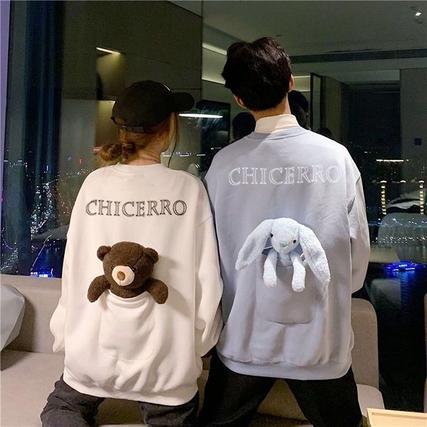 womens two piece pants europe and america y2k style hong kong design sense bear couple sweater trend korean version loose small fresh 230227, White
womens two piece pants europe and america y2k style hong kong design sense bear couple sweater trend korean version loose small fresh 230227, White