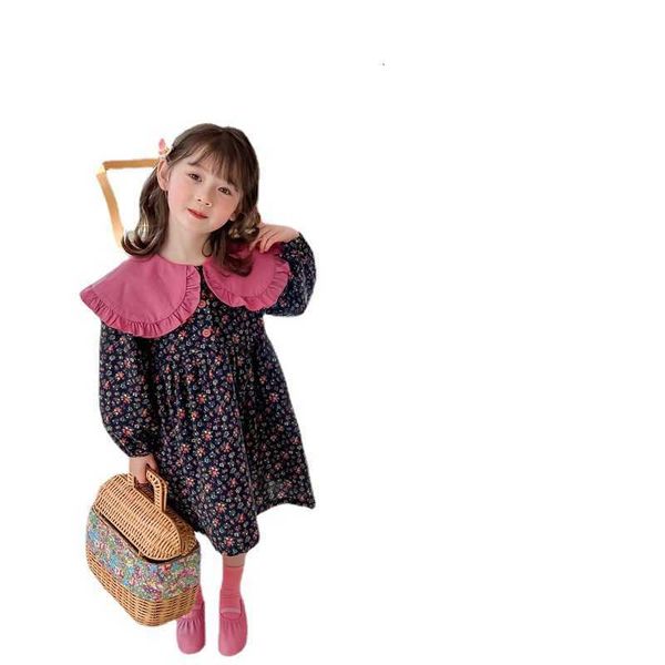 chil1en's long-sleeved 1ess 2023 spring and autumn new korean chil1en's 1ess girls' large lapel floral princess skirt trend, Blue
chil1en's long-sleeved 1ess 2023 spring and autumn new korean chil1en's 1ess girls' large lapel floral princess skirt trend, Blue