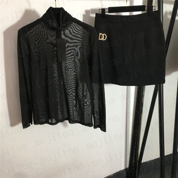 mesh short dress women sets see through long sleeve bottom shirts high waist skirts two piece for lady, Black
mesh short dress women sets see through long sleeve bottom shirts high waist skirts two piece for lady, Black