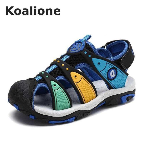 sandals kids summer sandals boys beach shoes closed toe breathable girls casual shoes fashion running antiskid children sandals footwear z02, Black;red
sandals kids summer sandals boys beach shoes closed toe breathable girls casual shoes fashion running antiskid children sandals footwear z02, Black;red