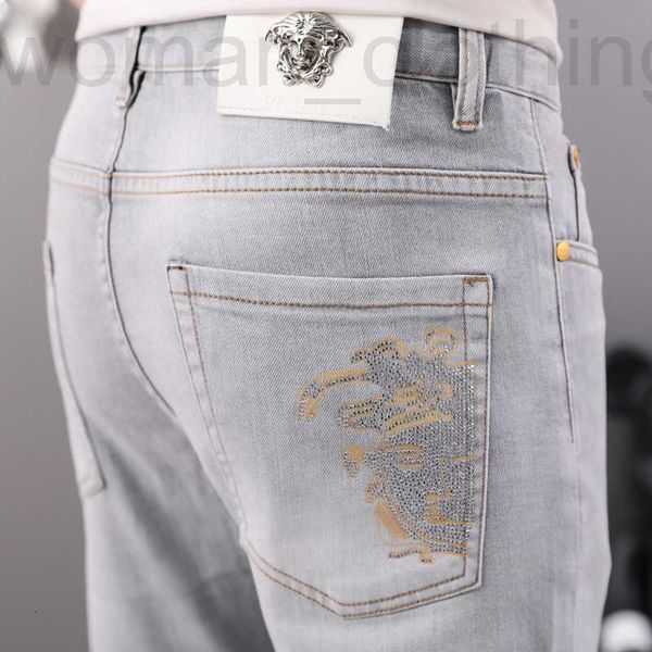 men's jeans designer 2022 summer men's jeans fashion brand drill youth casual handsome slim small feet long pants men ii63, Blue
men's jeans designer 2022 summer men's jeans fashion brand drill youth casual handsome slim small feet long pants men ii63, Blue