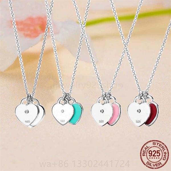pendant necklaces tif designer enamel double heart tag pendant necklace with diamond 925 sterlling silver jewelry women unique perfect love
pendant necklaces tif designer enamel double heart tag pendant necklace with diamond 925 sterlling silver jewelry women unique perfect love