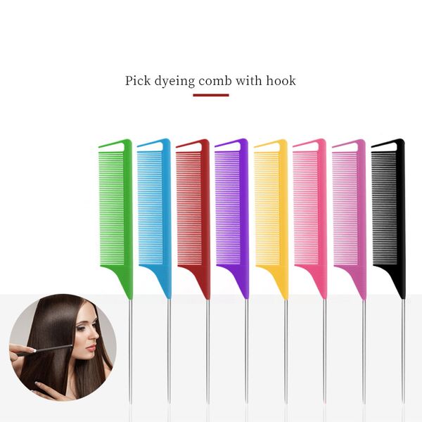fashion black fine-tooth comb hair brushes metal pin anti-static hair style tail combs hairs beauty tool 2243, Silver
fashion black fine-tooth comb hair brushes metal pin anti-static hair style tail combs hairs beauty tool 2243, Silver