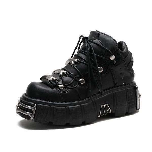 dress shoes punk platform women sneakers fashion casual similar to rock metal decoration motorcycle female ladies boots st504 230227, Black
dress shoes punk platform women sneakers fashion casual similar to rock metal decoration motorcycle female ladies boots st504 230227, Black