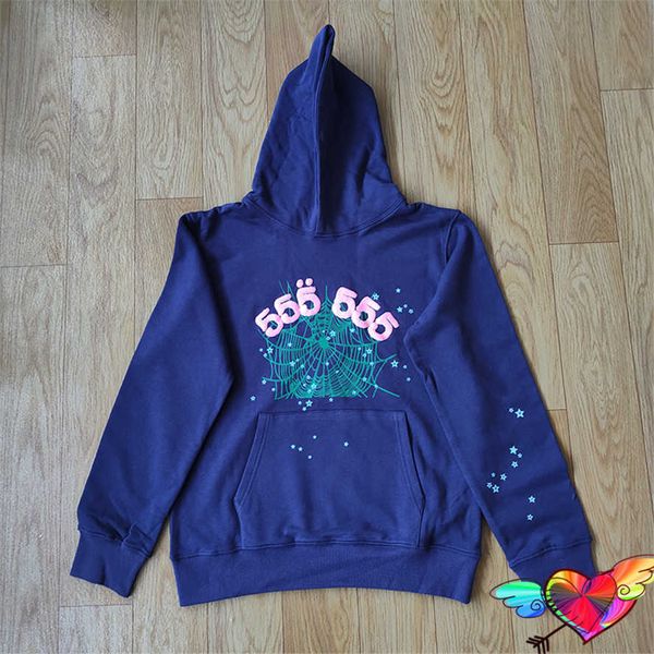 men's hoodies sweatshirts dark blue young thug spider hoodie men women foam print 555555 sp5der green web hooded sweatshirts pullovers, Black
men's hoodies sweatshirts dark blue young thug spider hoodie men women foam print 555555 sp5der green web hooded sweatshirts pullovers, Black