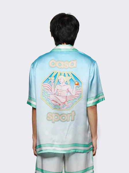 casablanca hawaii beach shirt men and women liberty torch print lovers same white twill silk shirt, White;black
casablanca hawaii beach shirt men and women liberty torch print lovers same white twill silk shirt, White;black