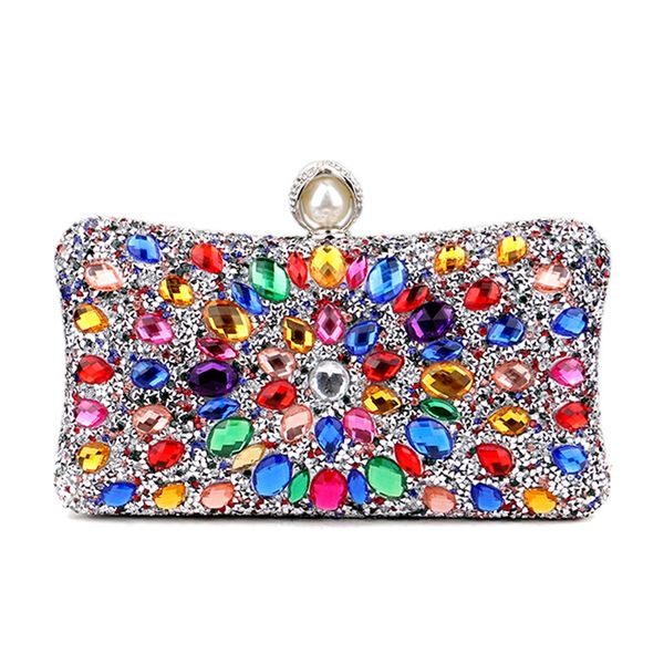 diamond clutch dinner handbag women's fashion banquet versatile dress wristlets prom shoulder bag versatile banquet evening clutches br, Black
diamond clutch dinner handbag women's fashion banquet versatile dress wristlets prom shoulder bag versatile banquet evening clutches br, Black