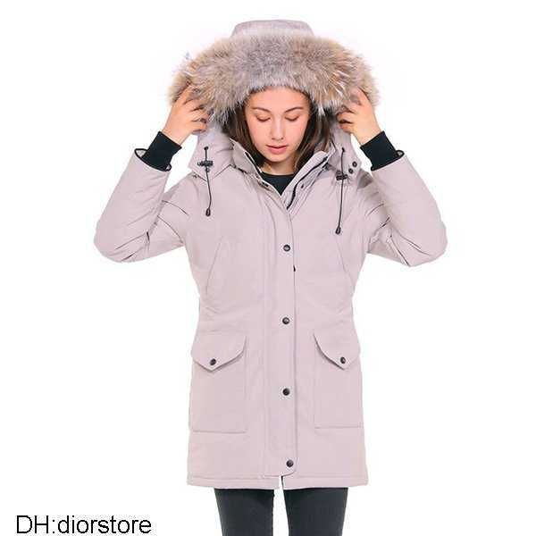winter canada women parka thick warm fur removable hooded down jacket women's slim coat doudoune 41fbj, Black
winter canada women parka thick warm fur removable hooded down jacket women's slim coat doudoune 41fbj, Black