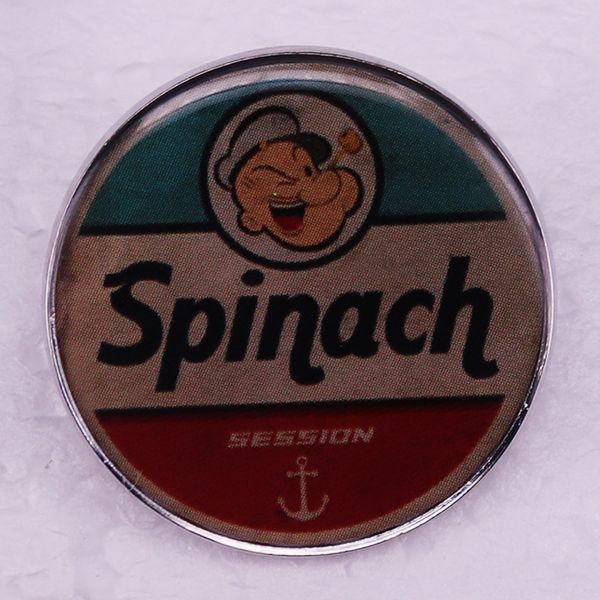 spinach retro poster brooch cute anime movies games hard enamel pins collect metal cartoon brooch backpack hat bag collar lapel badges, Blue
spinach retro poster brooch cute anime movies games hard enamel pins collect metal cartoon brooch backpack hat bag collar lapel badges, Blue