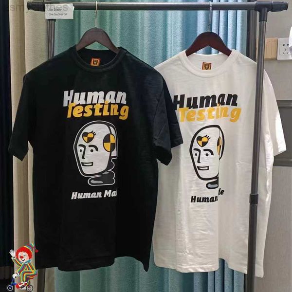 men's t-shirts slub cotton human made short sleeve t-shirts robot love print men women couples loose casual human made tee, White;black
men's t-shirts slub cotton human made short sleeve t-shirts robot love print men women couples loose casual human made tee, White;black
