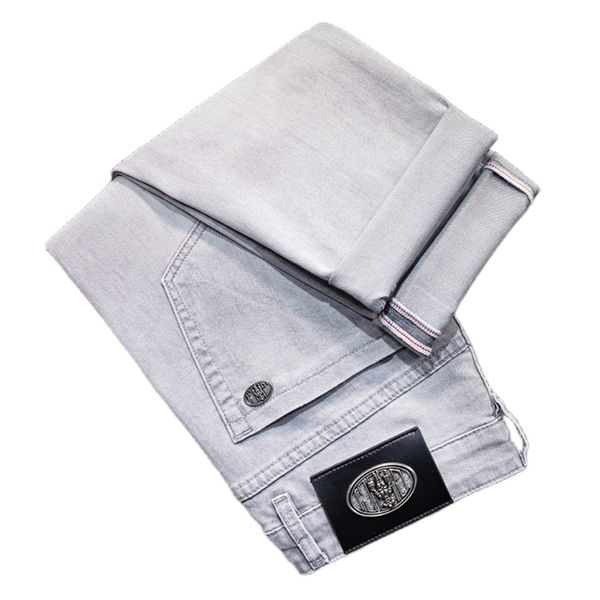 men's jeans spring summer thin slim fit european american high-end brand small straight double f pants q9542-4, Blue
men's jeans spring summer thin slim fit european american high-end brand small straight double f pants q9542-4, Blue