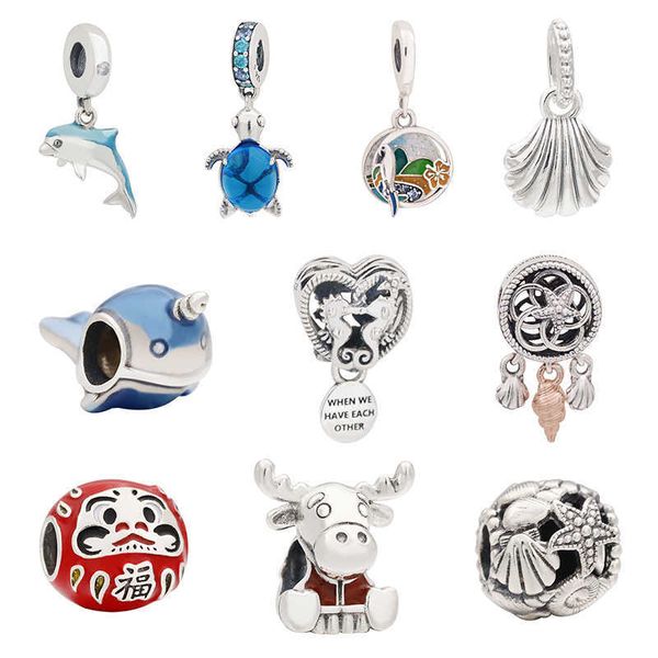 charm bracelets 2022 summer new % 925 silver blue turtle dolphin pendant diy original bracelet accessories women jewelry gifts l230227, Golden;silver
charm bracelets 2022 summer new % 925 silver blue turtle dolphin pendant diy original bracelet accessories women jewelry gifts l230227, Golden;silver