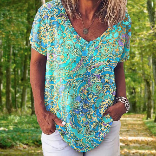 women's t-shirt women's fashion t-shirt summer breathable short sleeve casual shopping clothing v-neck loose 230227, White
women's t-shirt women's fashion t-shirt summer breathable short sleeve casual shopping clothing v-neck loose 230227, White