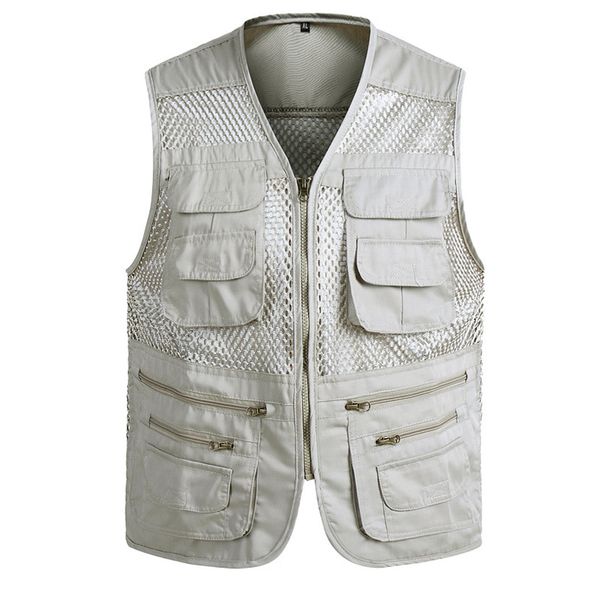 men's vests sleeveless pographer coat men waistcoat multipocket tactical classic mesh work unloading solid jacket male 230225, Black;white
men's vests sleeveless pographer coat men waistcoat multipocket tactical classic mesh work unloading solid jacket male 230225, Black;white