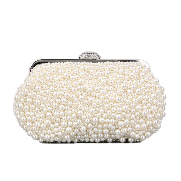 pearls clutch dinner handbag women's fashion banquet versatile dress wristlets prom shoulder bag versatile banquet evening clutches bri, Black
pearls clutch dinner handbag women's fashion banquet versatile dress wristlets prom shoulder bag versatile banquet evening clutches bri, Black