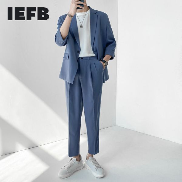 men's suits blazers iefb autumn suit weikuosho brand simple light mature loose suit two piece men's suit 230227, White;black
men's suits blazers iefb autumn suit weikuosho brand simple light mature loose suit two piece men's suit 230227, White;black