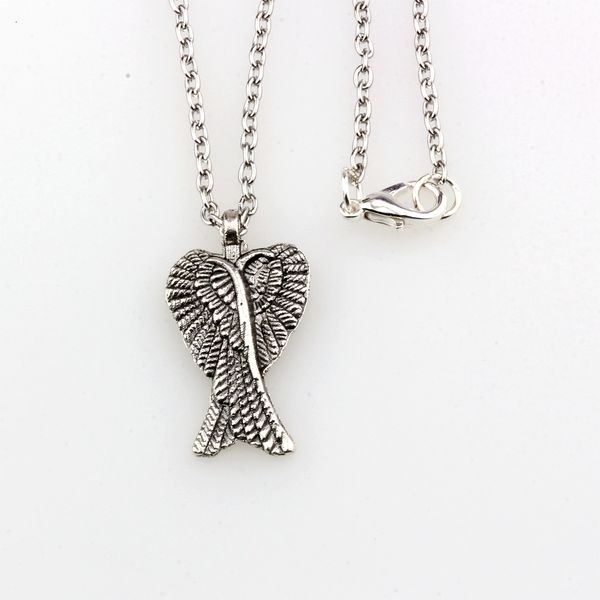 20pcs vintage wing pendant necklace for men women fashion elegant jewelry party wedding gift, Silver
20pcs vintage wing pendant necklace for men women fashion elegant jewelry party wedding gift, Silver