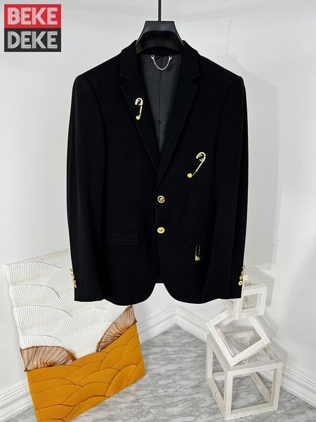 men's suits blazers spring business casual black suit jacket men luxury fashion slim fit office man blazer singlebreasted designer jack, White;black
men's suits blazers spring business casual black suit jacket men luxury fashion slim fit office man blazer singlebreasted designer jack, White;black