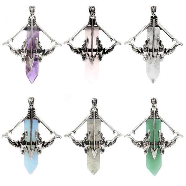wholesale fashion pendant jewelry natural crystal love cupid's arrow pendant for diy necklace bracelet making, Silver
wholesale fashion pendant jewelry natural crystal love cupid's arrow pendant for diy necklace bracelet making, Silver