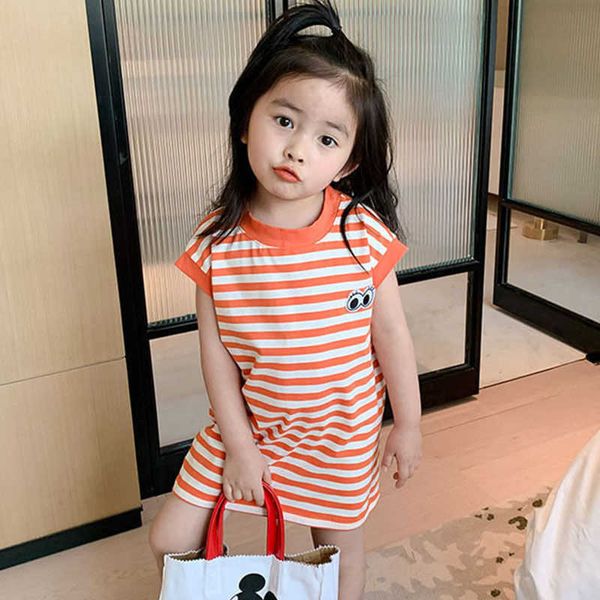 girl's dresses summer pure cotton blue stripe t shirt dress lolita child girls children dresses for teens party princess casual midi su, Red;yellow
girl's dresses summer pure cotton blue stripe t shirt dress lolita child girls children dresses for teens party princess casual midi su, Red;yellow