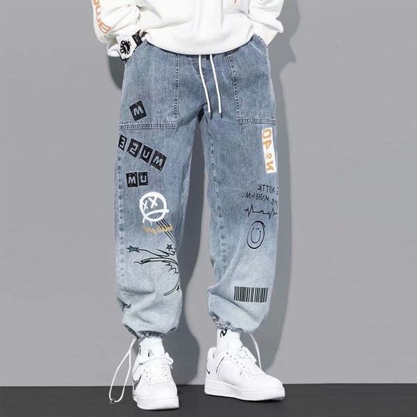 men's jeans fashion jeans men loose cartoon trousers neutral jean streetwear casual summer pure wide jeans man women pants hip hop 2302, Blue
men's jeans fashion jeans men loose cartoon trousers neutral jean streetwear casual summer pure wide jeans man women pants hip hop 2302, Blue