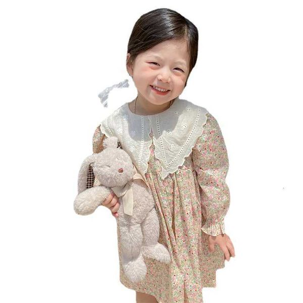 cotton dom chil1en's flower 1ess 1 spring and autumn korean girls' embroidered lapel floral long-sleeved 1ess, Blue
cotton dom chil1en's flower 1ess 1 spring and autumn korean girls' embroidered lapel floral long-sleeved 1ess, Blue