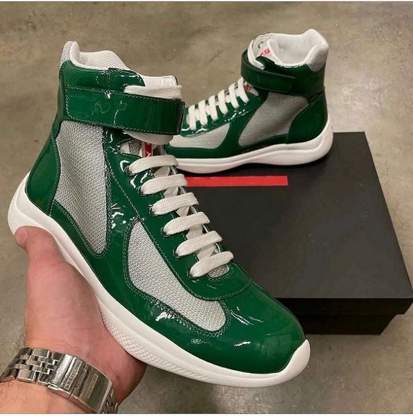 perfect sports design americas cup high -sneakers shoes patent leather nylon luxury mens skateboard runner casual outdoor walking, Black
perfect sports design americas cup high -sneakers shoes patent leather nylon luxury mens skateboard runner casual outdoor walking, Black