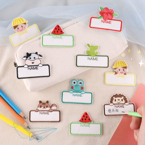 name self adhesive patches sewing notions cute cartoon animal embroidered appliques accessory diy clothing backpack hat, Black
name self adhesive patches sewing notions cute cartoon animal embroidered appliques accessory diy clothing backpack hat, Black