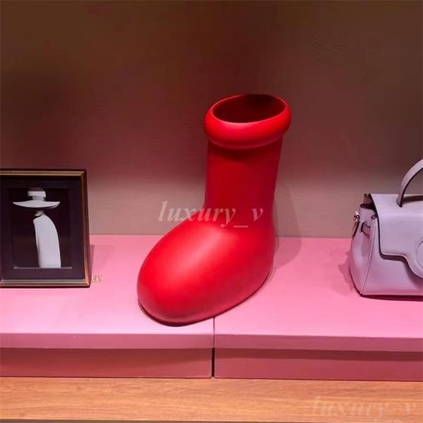 astro boy big red boots designer rain boots women men shoes solid round toe flat eva rubber bootie mschf boot with box, Black
astro boy big red boots designer rain boots women men shoes solid round toe flat eva rubber bootie mschf boot with box, Black