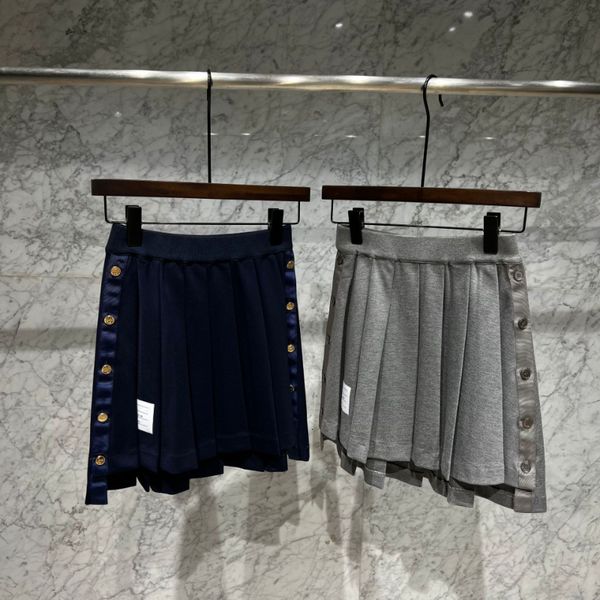 skirts classic tb women skirt vintage side webbing buttons faldas female irregular high waist grey navy blue jupe short mujer 230225, Black
skirts classic tb women skirt vintage side webbing buttons faldas female irregular high waist grey navy blue jupe short mujer 230225, Black