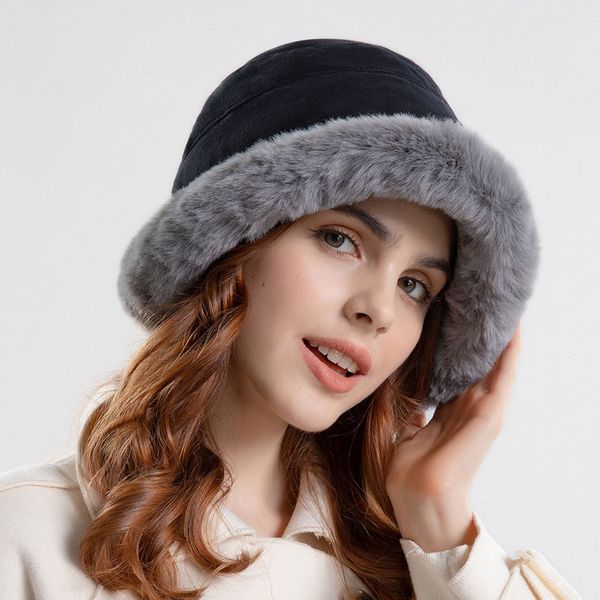 wide brim hats bucket hats winter plus velvet fur lamb hair female bucket hat casual wide brim warm plush pot hat fashion plush fleece fishe, Blue;gray
wide brim hats bucket hats winter plus velvet fur lamb hair female bucket hat casual wide brim warm plush pot hat fashion plush fleece fishe, Blue;gray